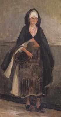 Jean Baptiste Camille  Corot Femme de Pecheur de Dieppe (mk11) Spain oil painting art